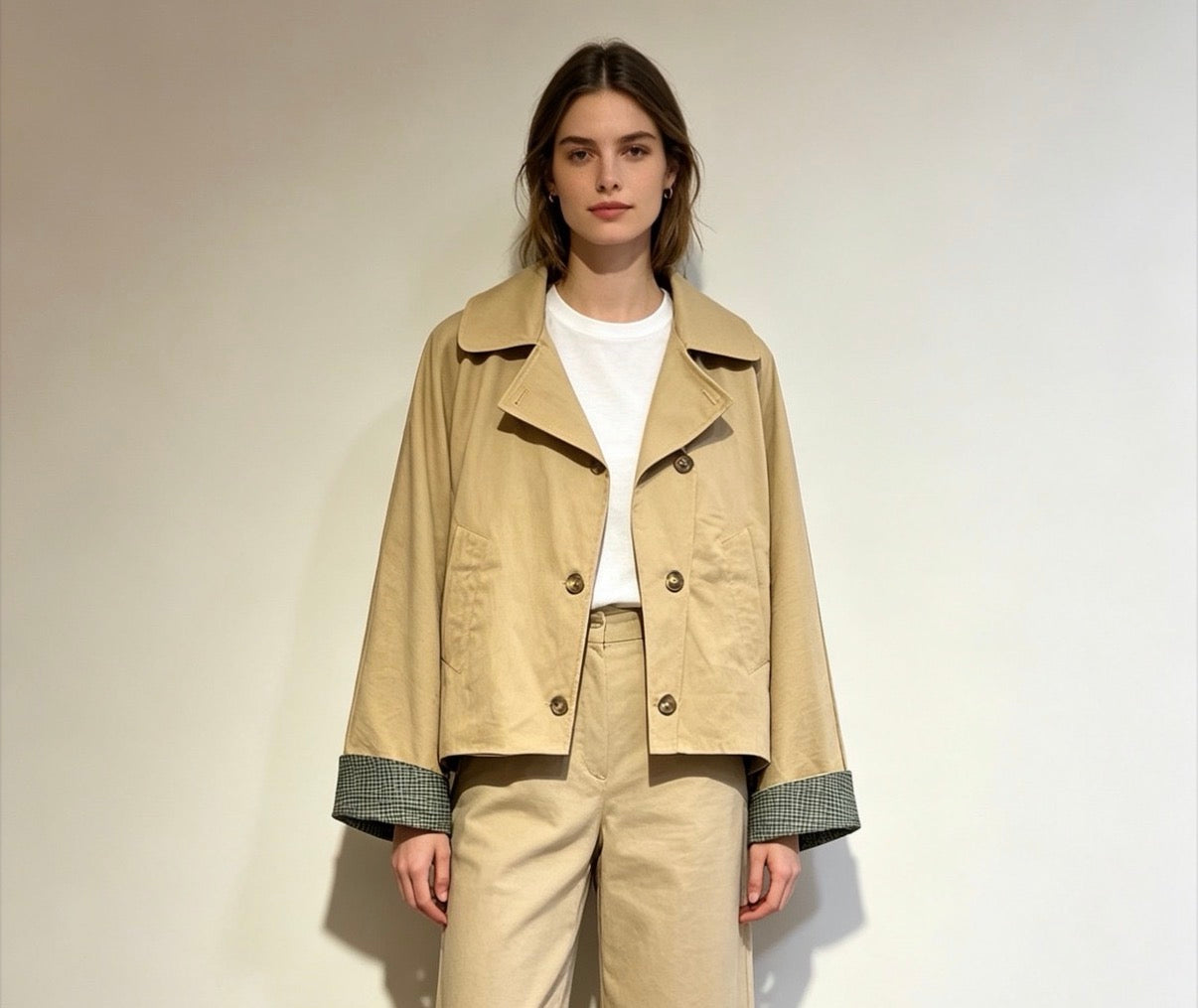 Trench coat classic Beige