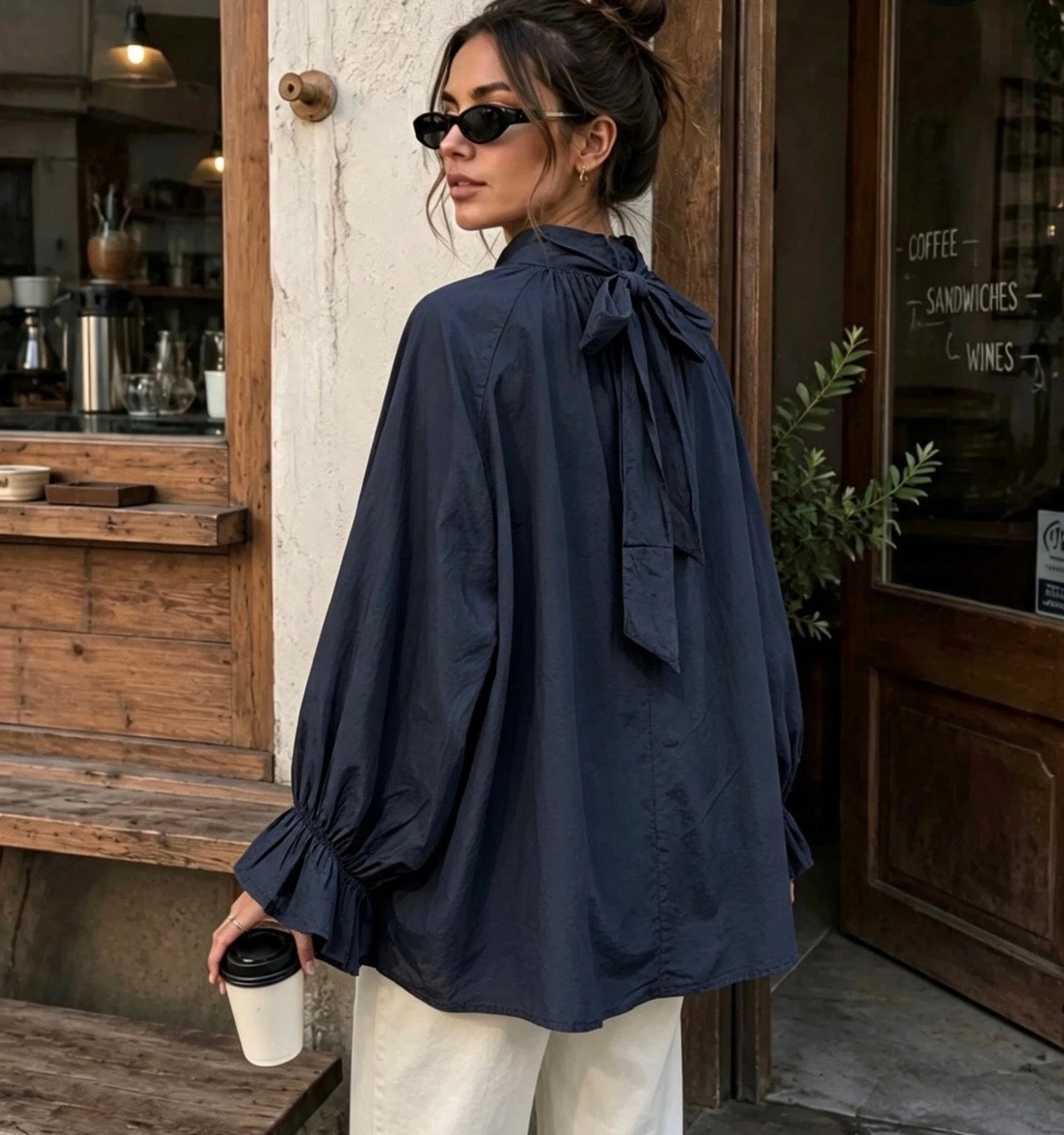 blouse Clavo in navy