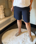 Linen Bermuda Navy