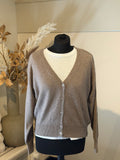 TWNS vest Aspen greige