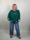 Sweater model Base Ball green Classic Beauty & Fashion