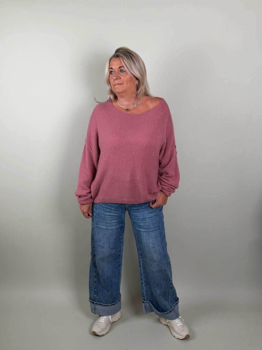 comfy trui model Vintage Rosato