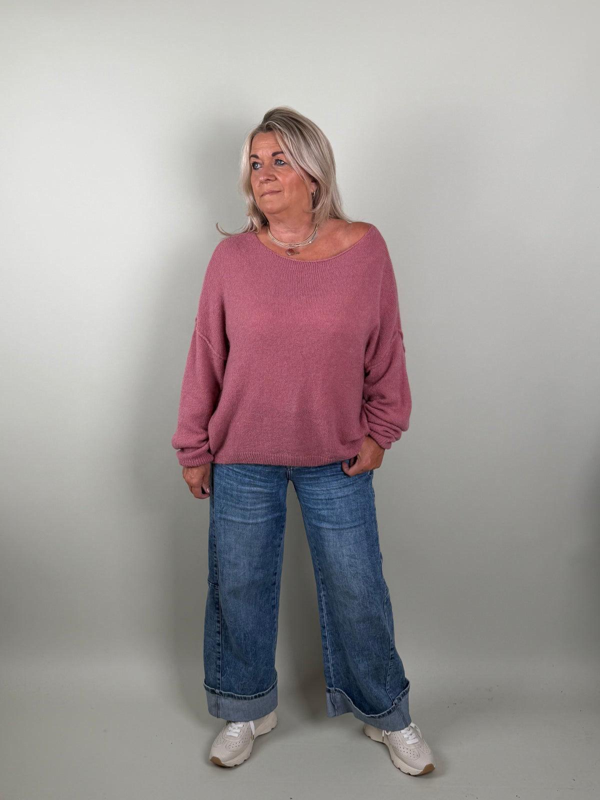 comfy trui model Vintage Rosato