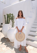 cotton dress Summer white