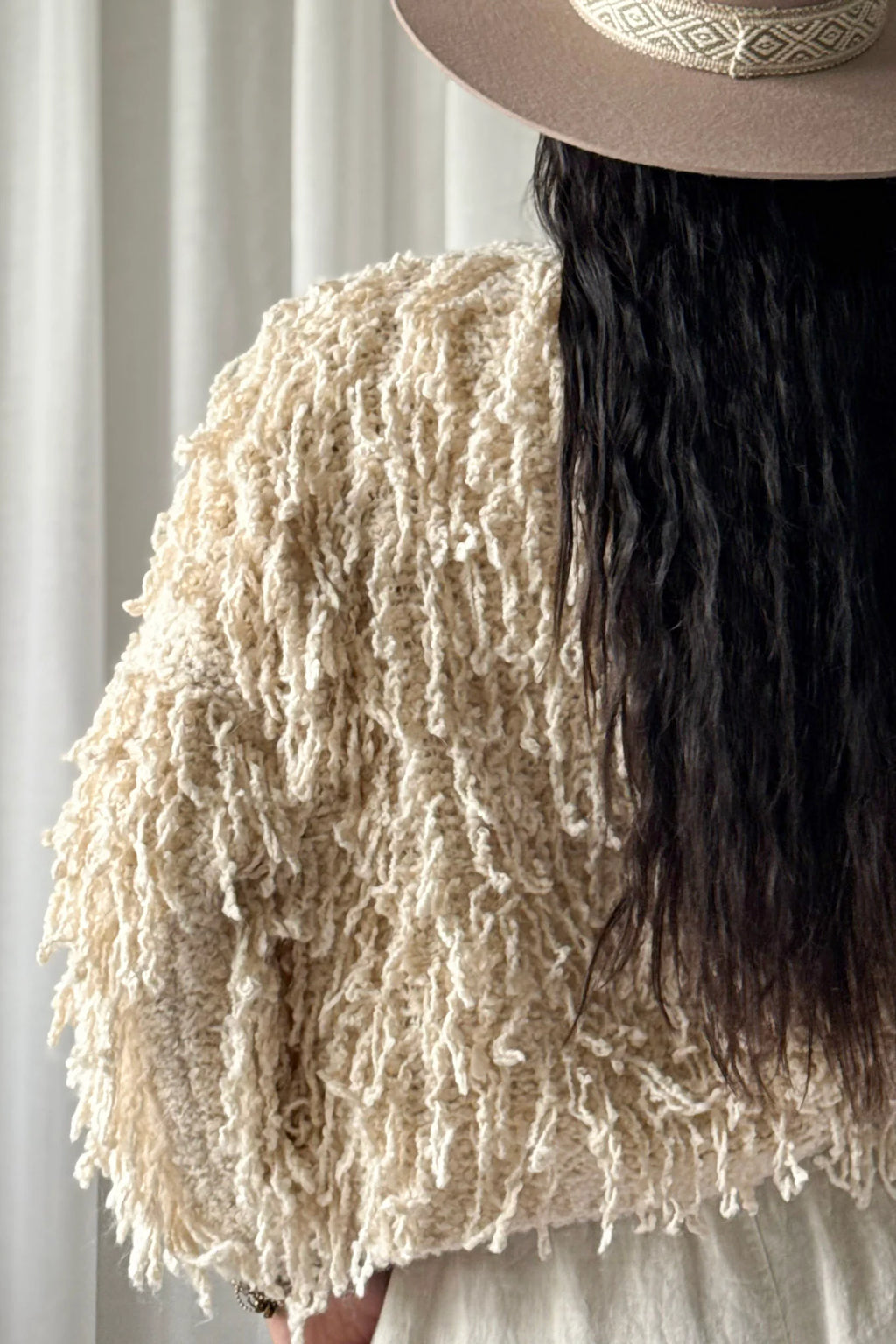 Bypias Coachella cardigan off white Classic Beauty & Fashion