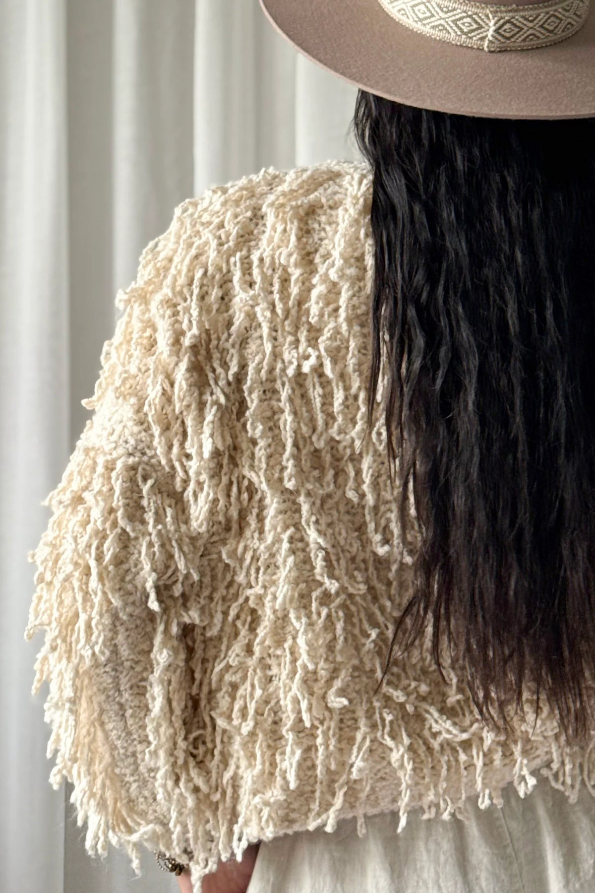 Bypias Coachella cardigan off white Classic Beauty & Fashion