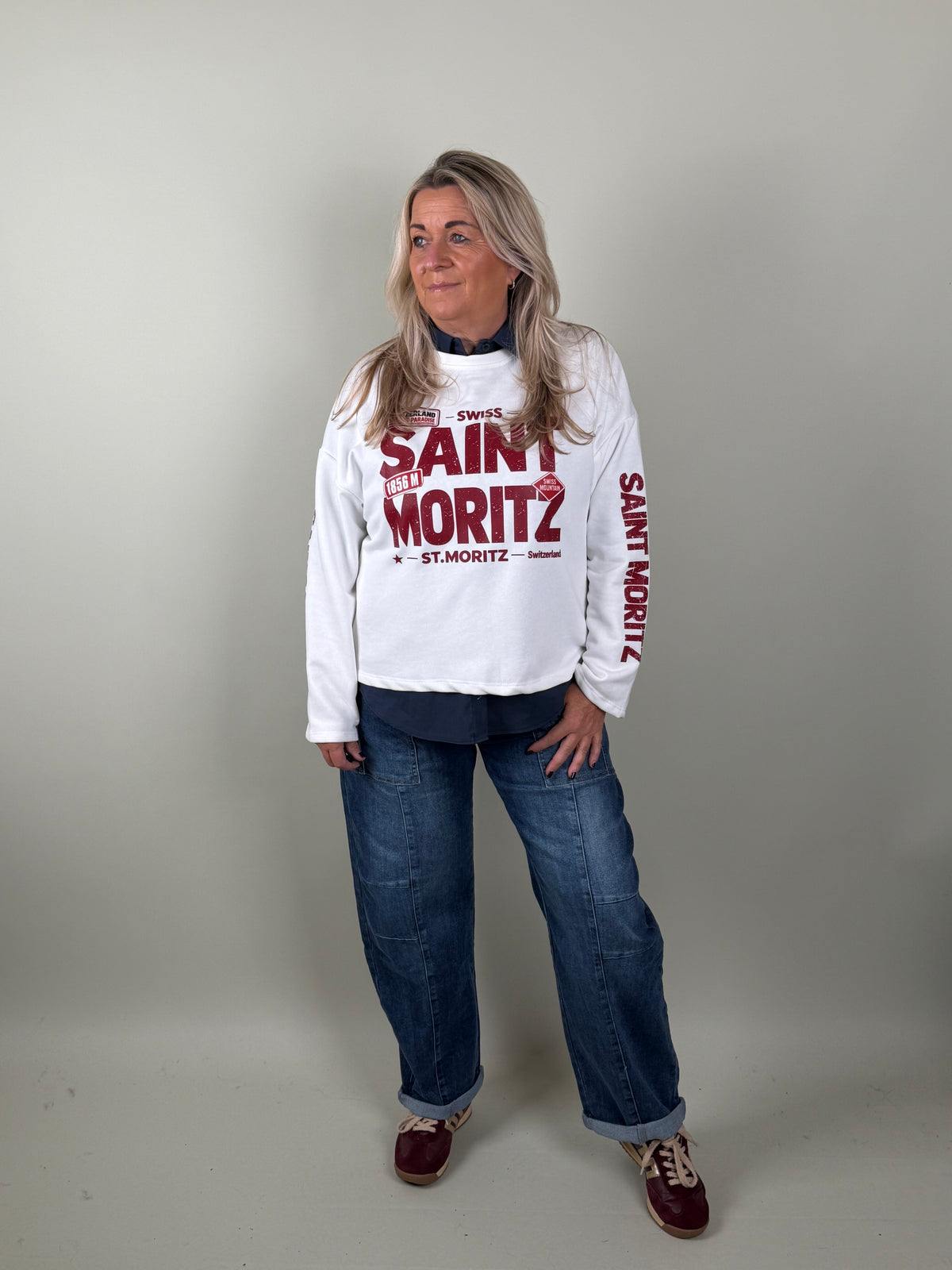 Longsleeve St Moritz White