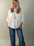 Trui model Liz ballon mouw off white