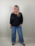 Sweater model  Napels zwart