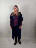 Lang sleeveless vest model Rebecca Navy