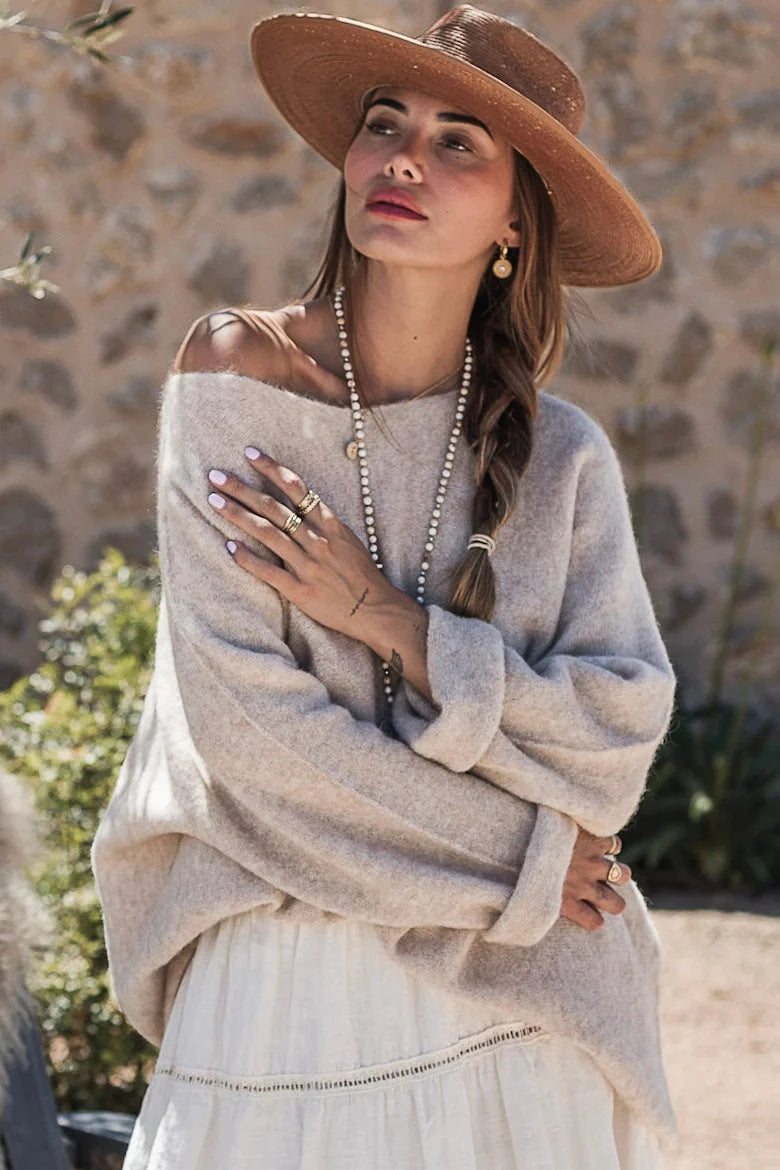 Bypias Bohemiana Trui Irene Beige