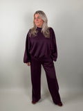 Jog Pak De Luxe Bordeaux