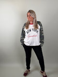Longsleeve New York Rood