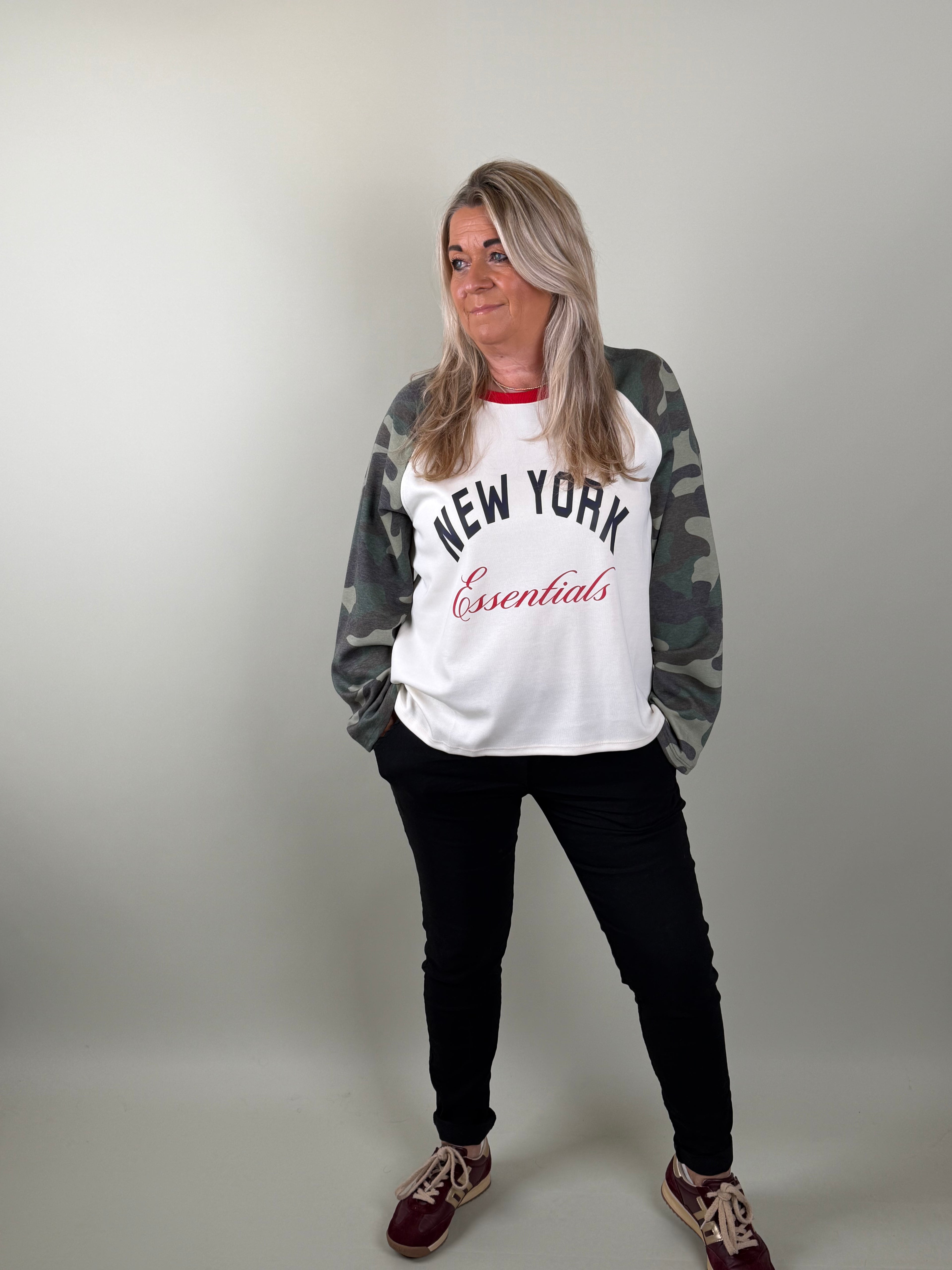 Longsleeve New York Rood