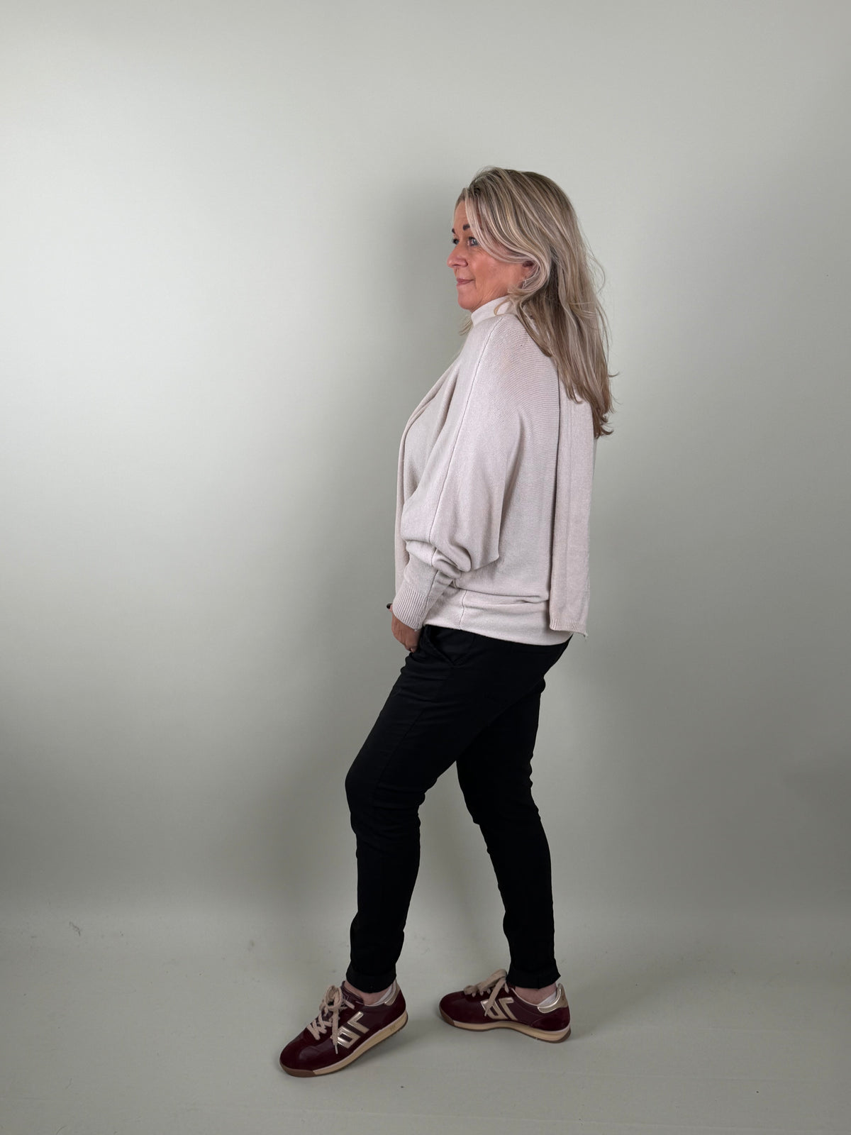 Batwing Trui Fiene Met Sjaal