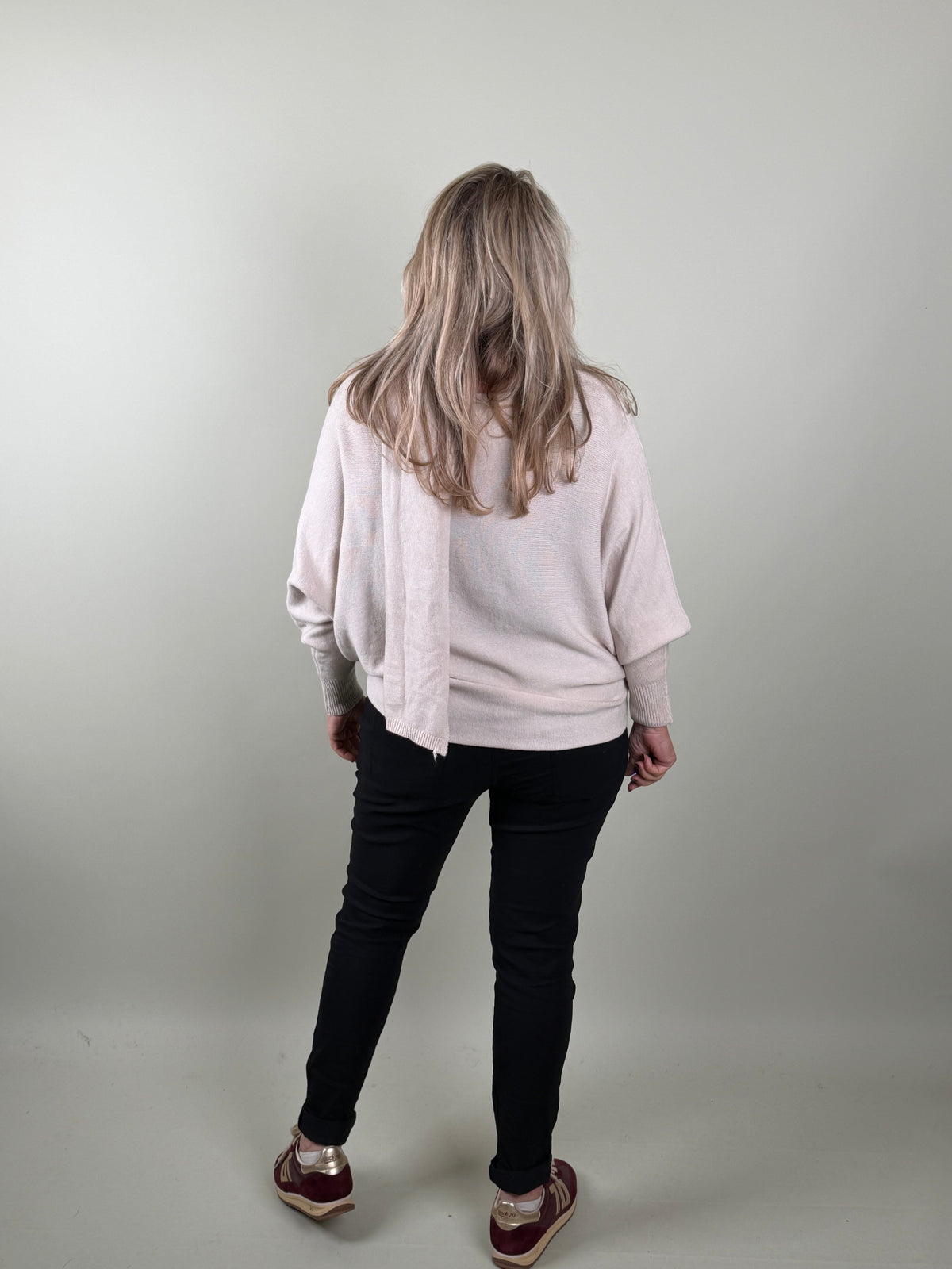 Batwing Trui Fiene Met Sjaal