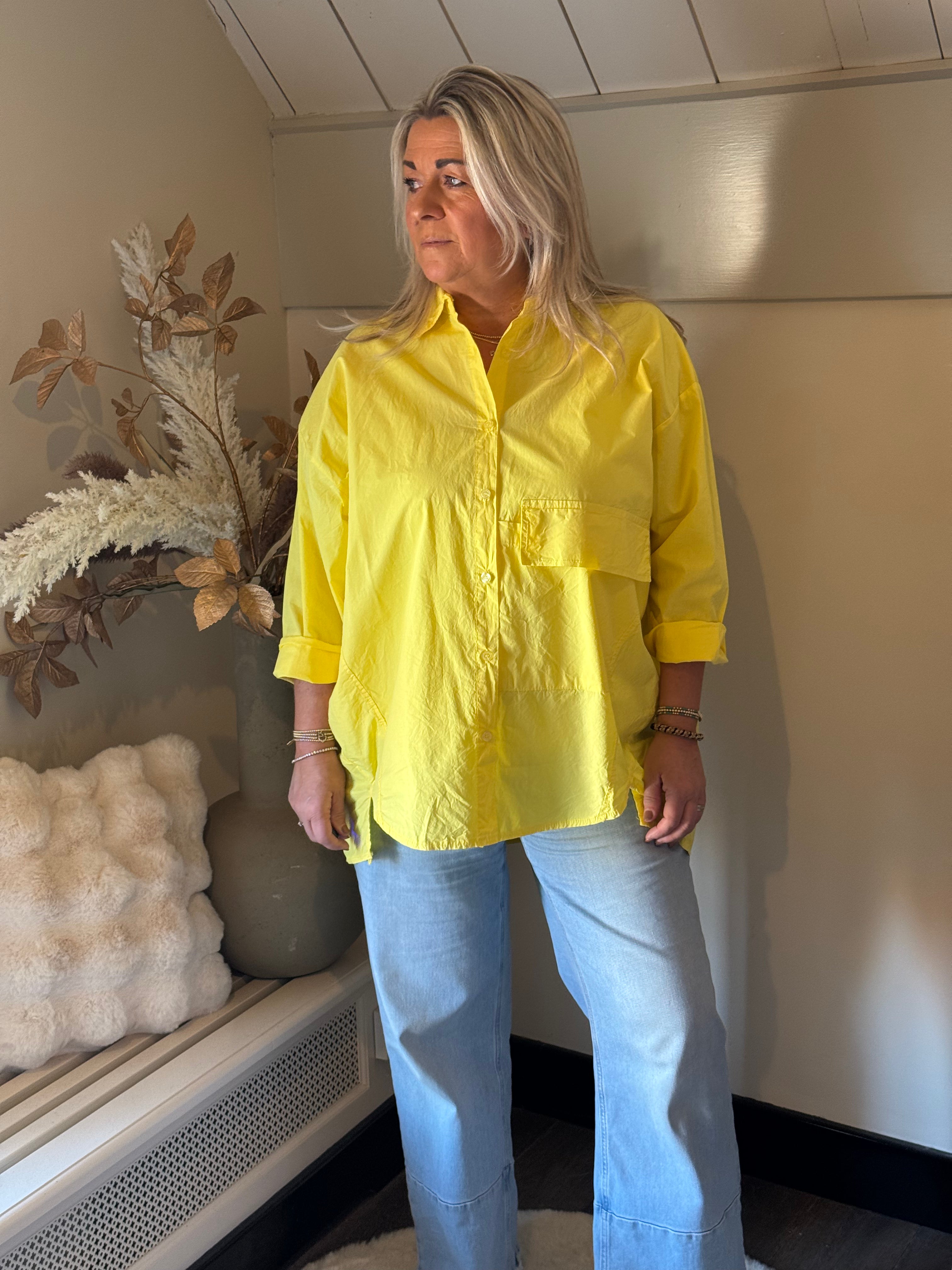 SIXTYDAYS BIG POCKET BLOUSE YELLOW