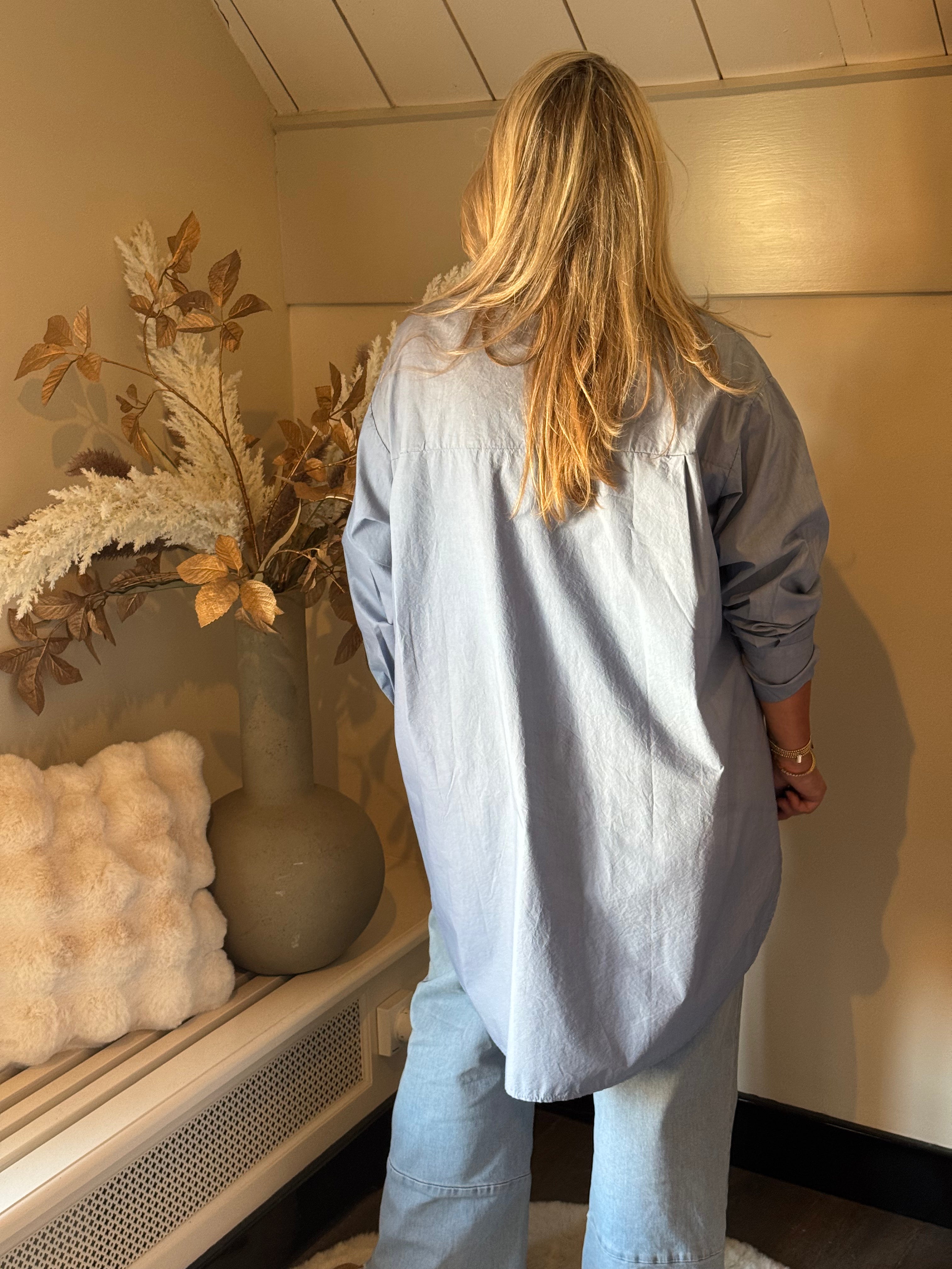 SixtyDays Boyfriend Shirt Denim Blue