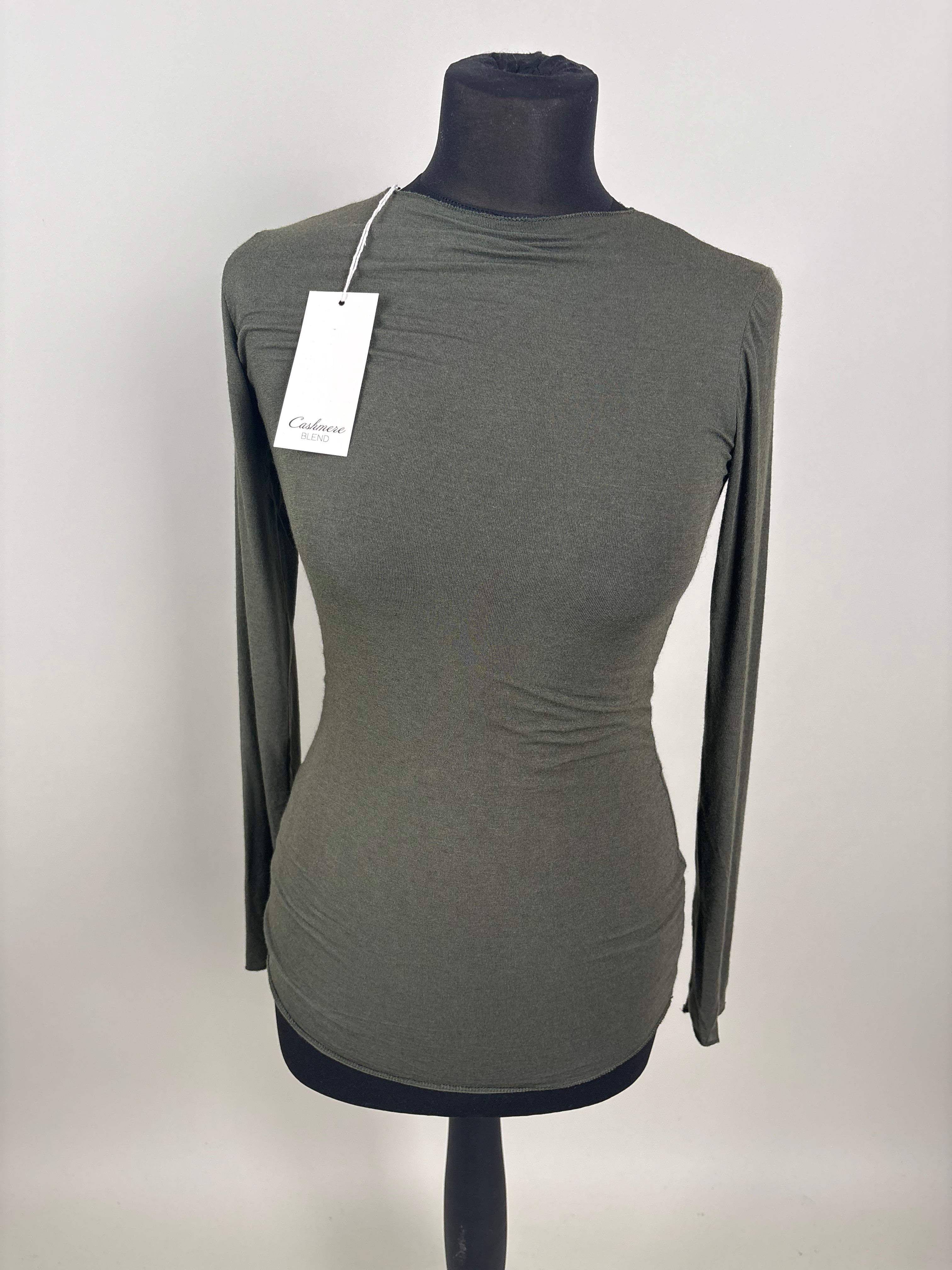 Basic Soft Cashmere Top Black