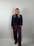 Jog Pants Merel Aubergine