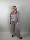 Jog Set May in beige – 2-delige joggingset voor dames