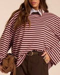Stripe Shirt Belle Pink