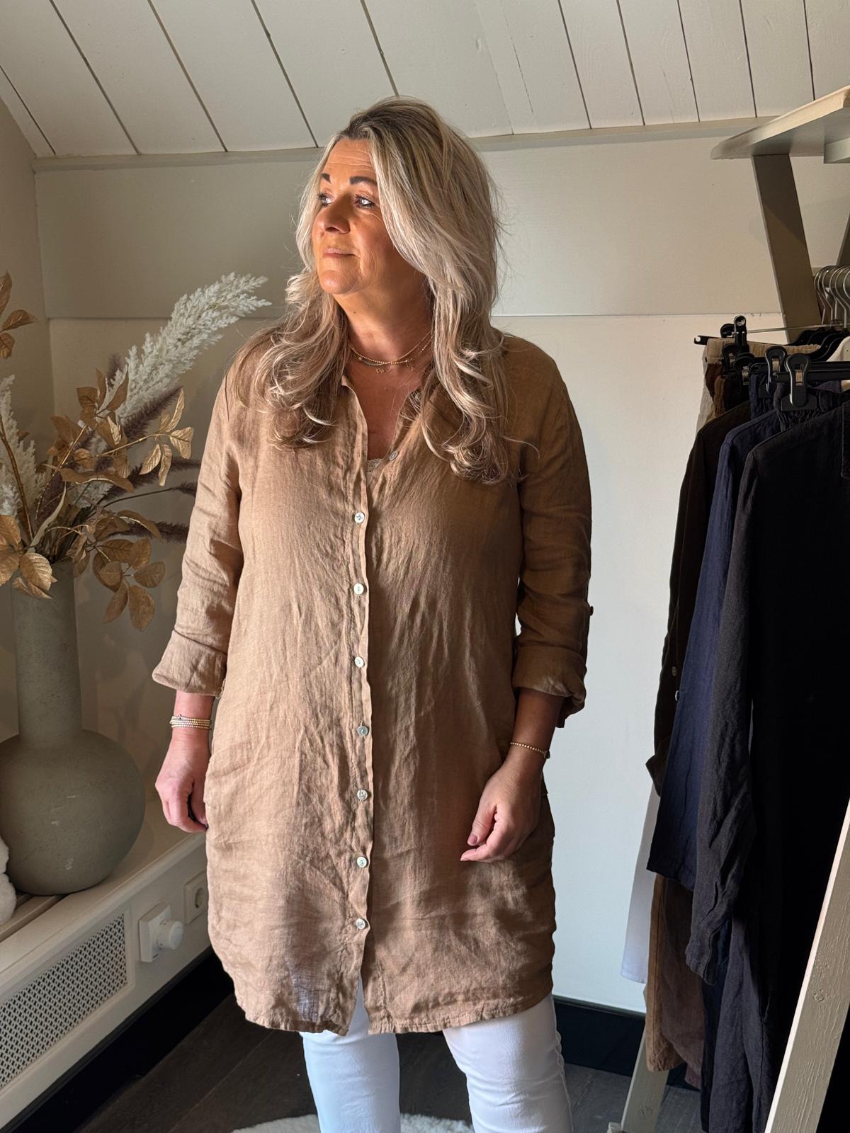 Tuniek Blouse Vadella Camel