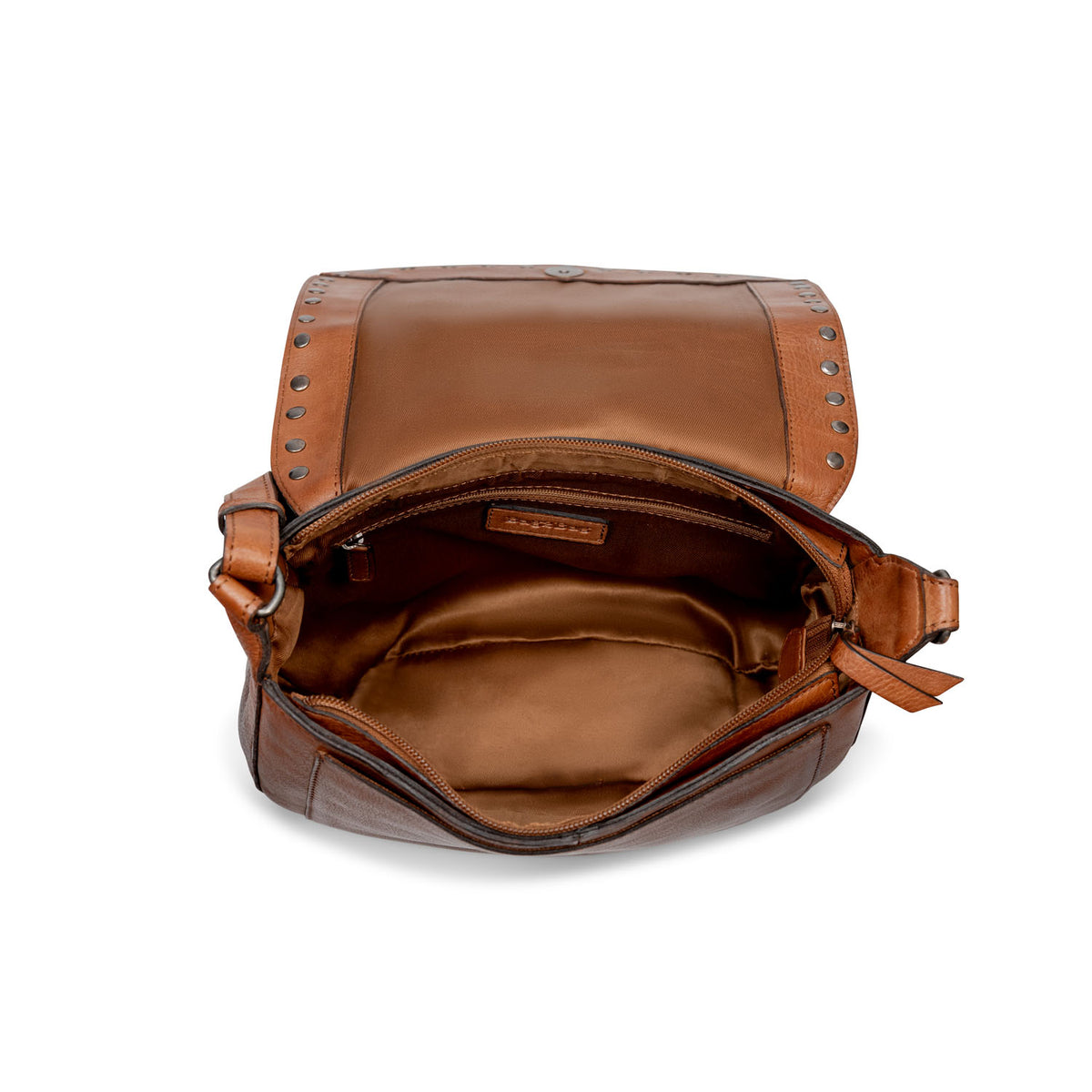 Bag2bag Vardo crossbody tas cognac