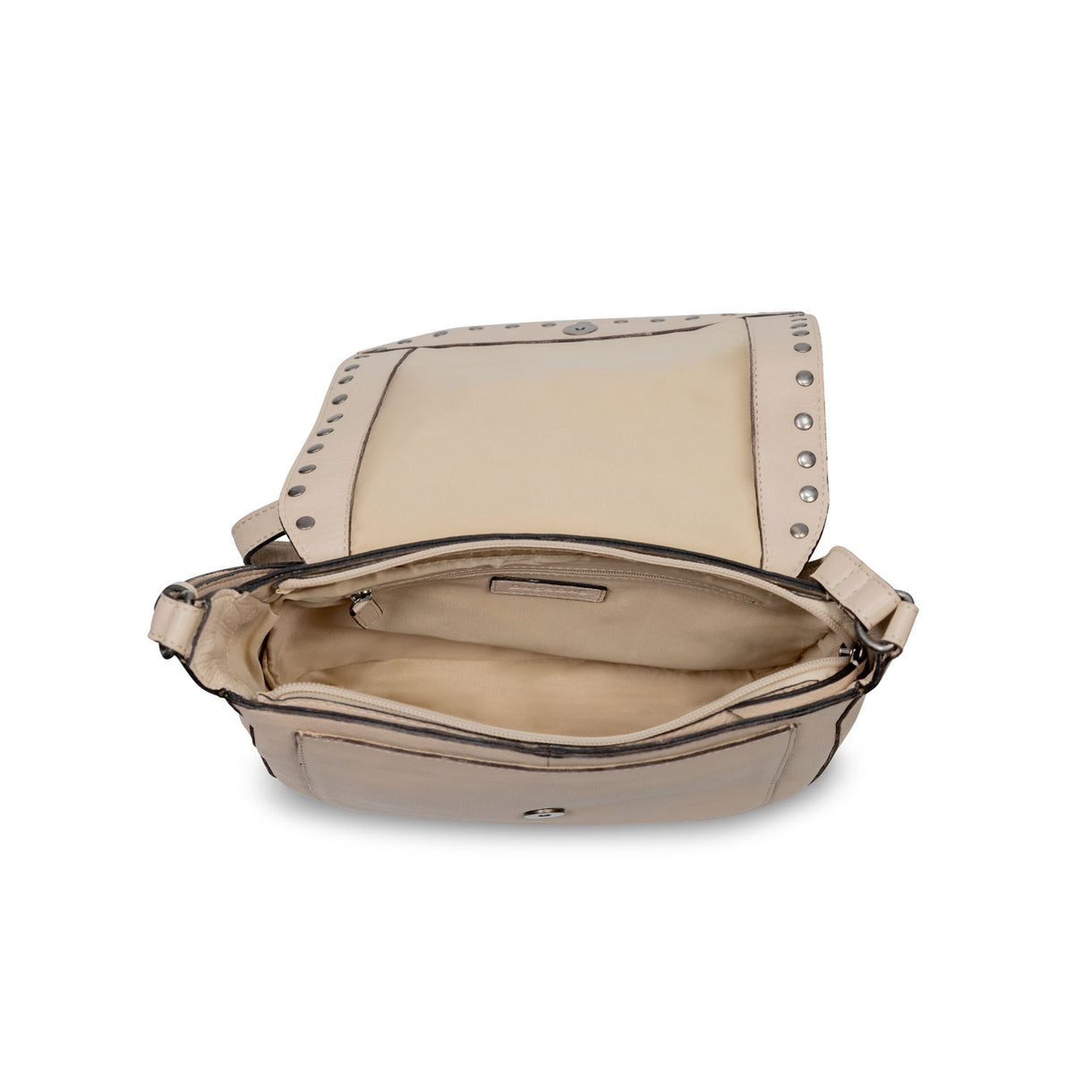 Bag2bag Vardo crossbody tas creme