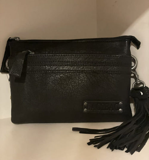 Bag2Bag Tas leder Cove Zwart
