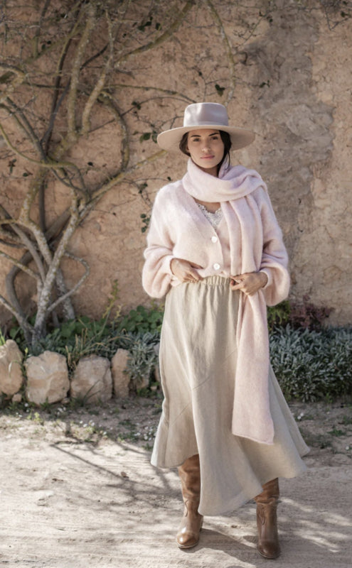 BYPIAS LINNEN EXPLORER SKIRT NATUREL