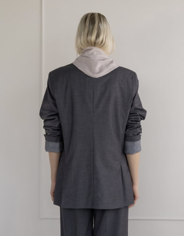 Sjaalmania Cosy  Triangle Oatmeal