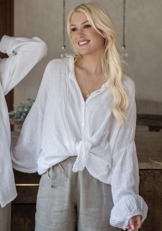 BYPIAS CHALKY SHIRT WHITE