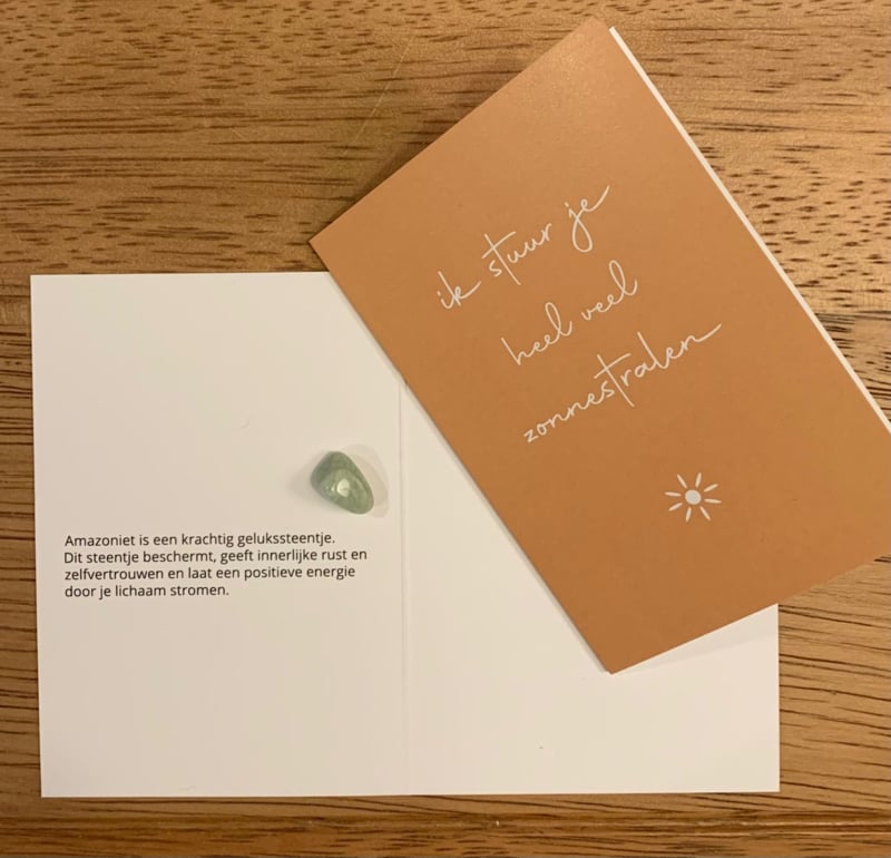 Kaartje & envelop , Ik stuur je heel veel zonnestralen