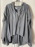 SixtyDays ALEXIA short cotton blouse Grey