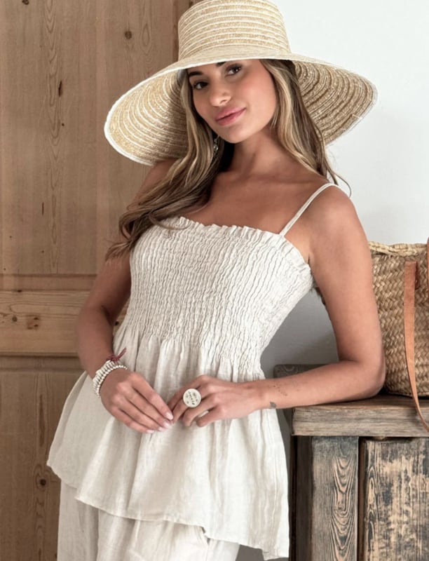 BYPIAS BOHEMIANA  LUISETTA TOP SAND