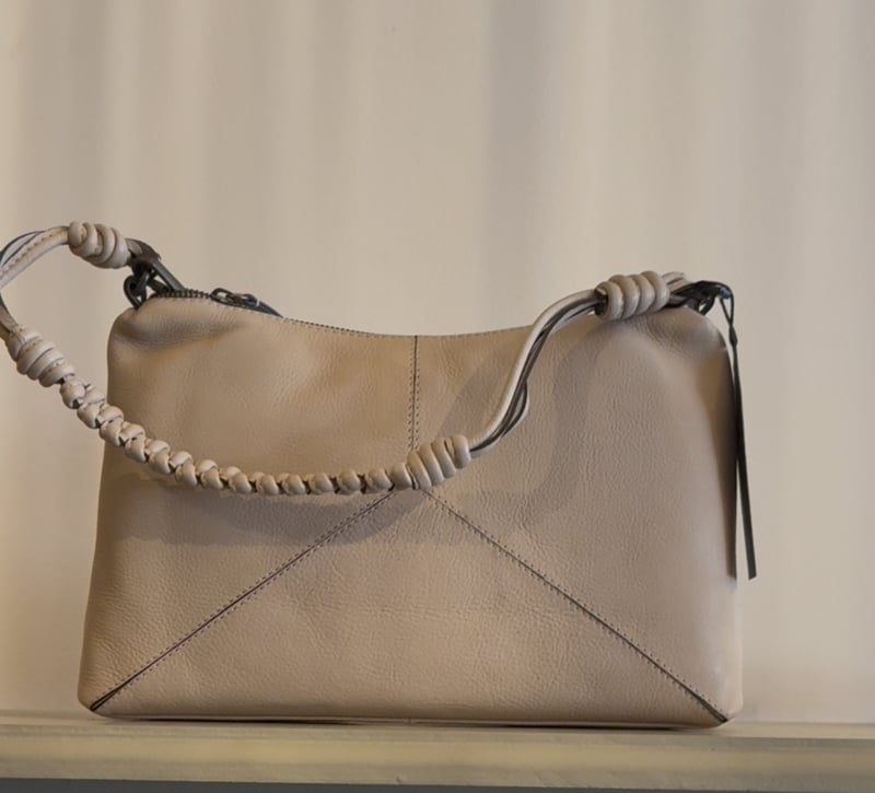 BAG2BAG LEDEREN TAS HAMAR CREAM