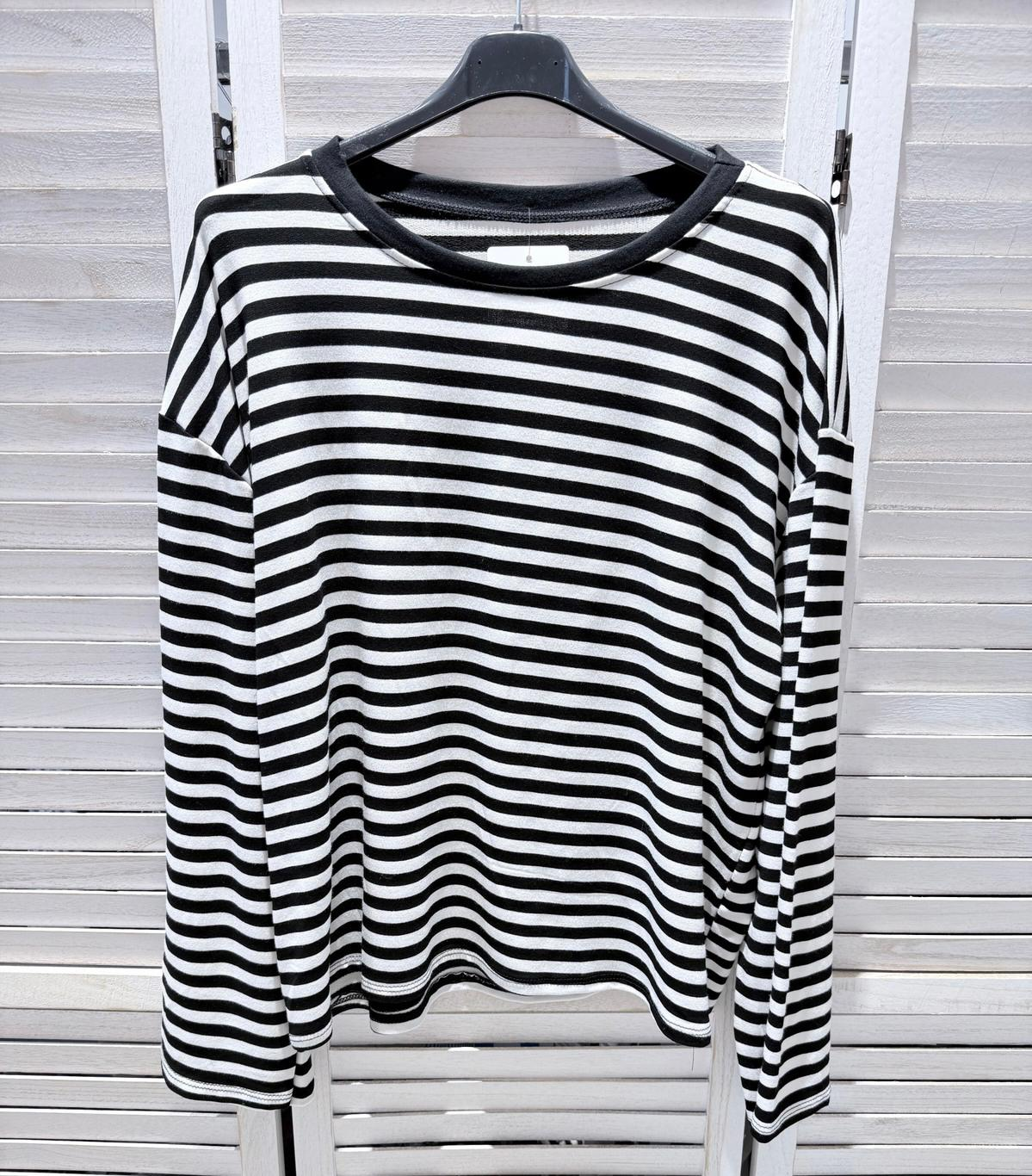 Stripe Shirt Belle black