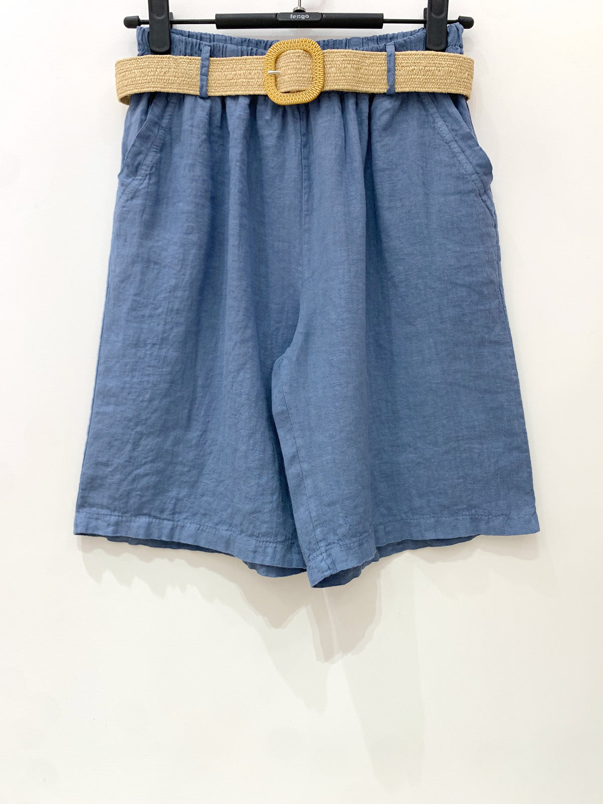 Linen Bermuda jeans