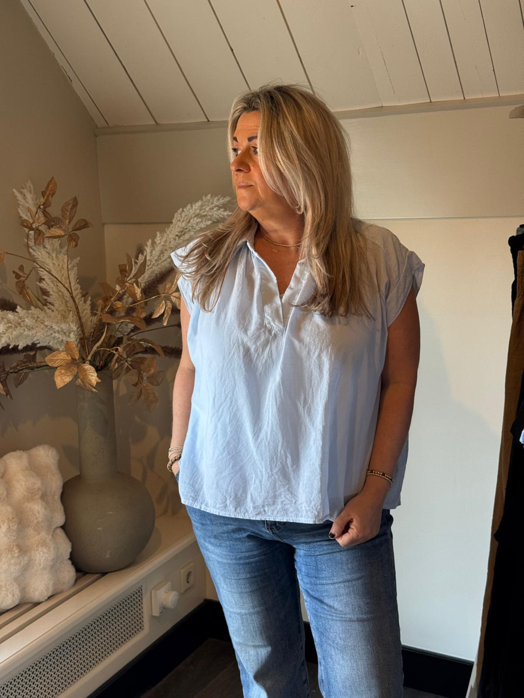Blouse Lot Sky Blue