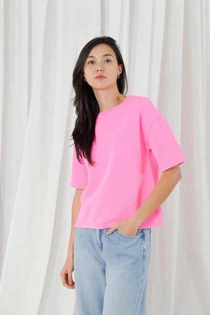 TWNS T-Shirt Brooklyn neon pink
