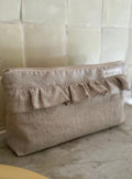 BYPIAS LINNEN TOILET/MAKE UP TASJE NATUREL