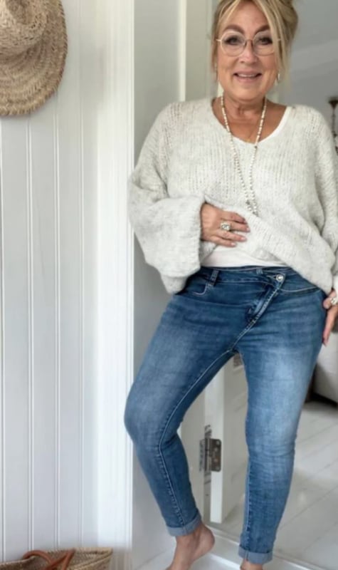 BYPIAS PERFECT JEANS HIPPY  DENIM