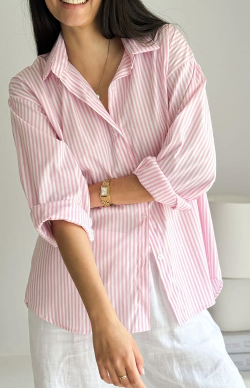 BYPIAS , BOHEMIANA  BLOUSE CLASSICAL PINK