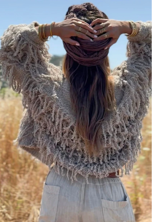 Bypias Coachella cardigan beige Classic Beauty & Fashion
