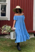bypias bohemiana cocomaya cotton dress blue