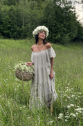 bypias bohemiana cocomaya cotton dress taupe