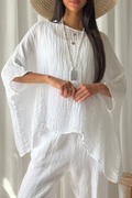 Bypias bohemiana corazon shirt white