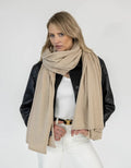 Sjaalmania Cosy Chic Sjaal Light Beige