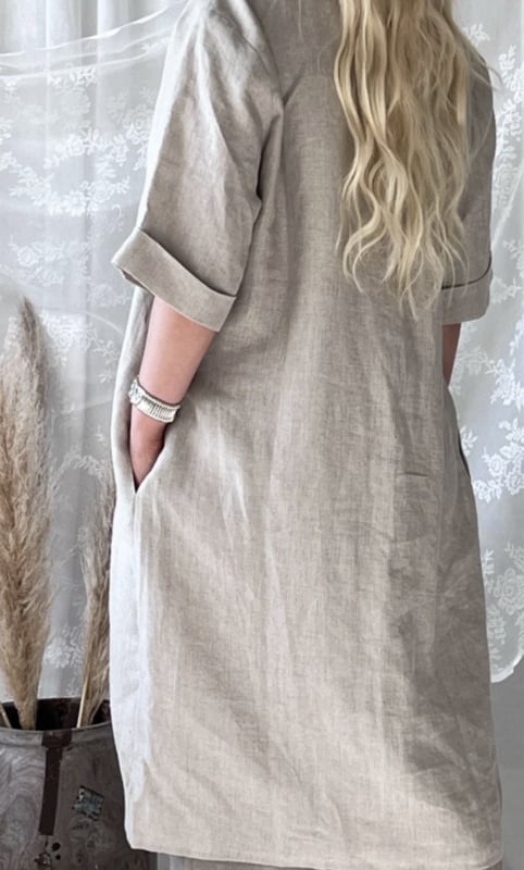 BYPIAS LINNEN JULIE TUNIEK/DRESS NATUREL